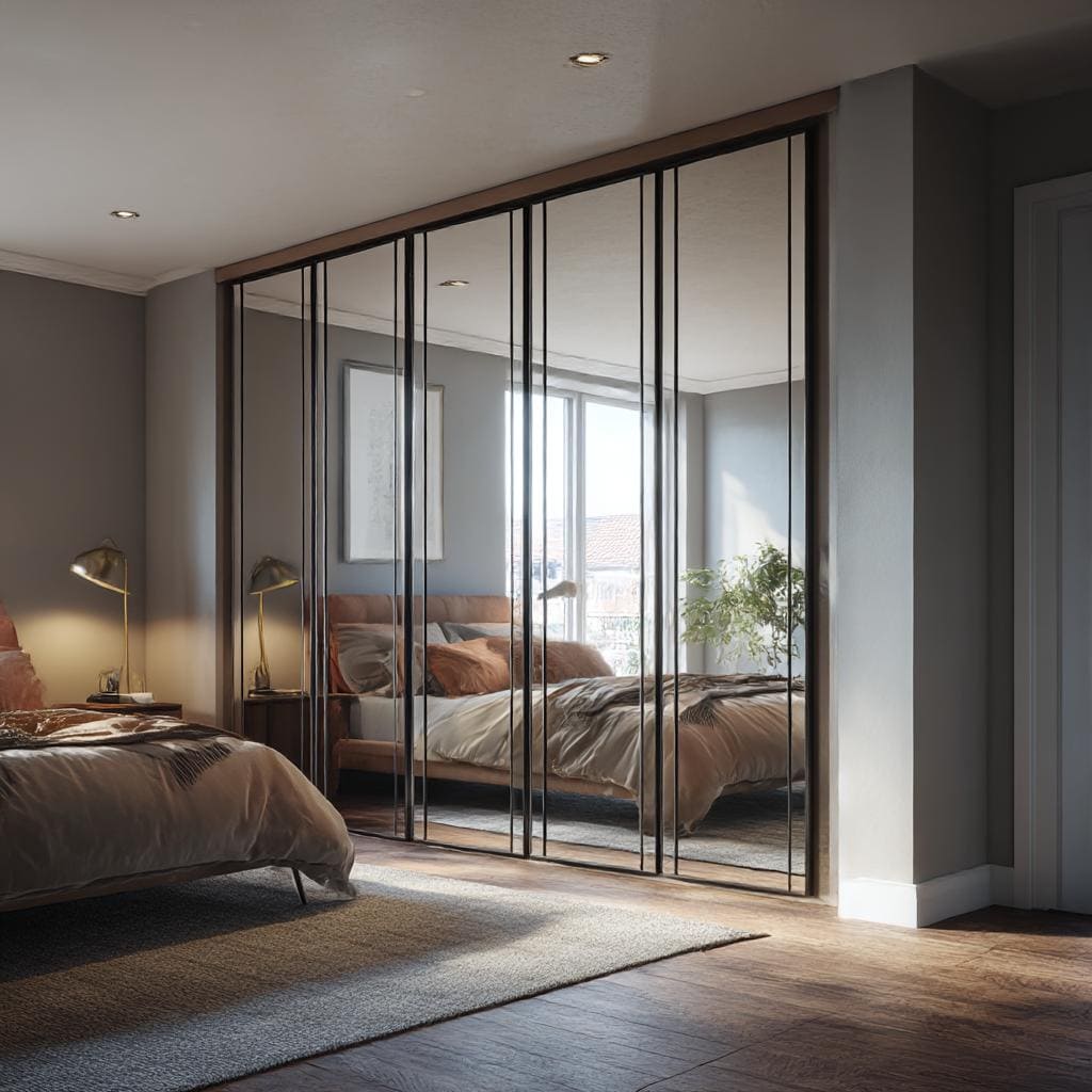 full length mirror wardrobe doors bedroom India