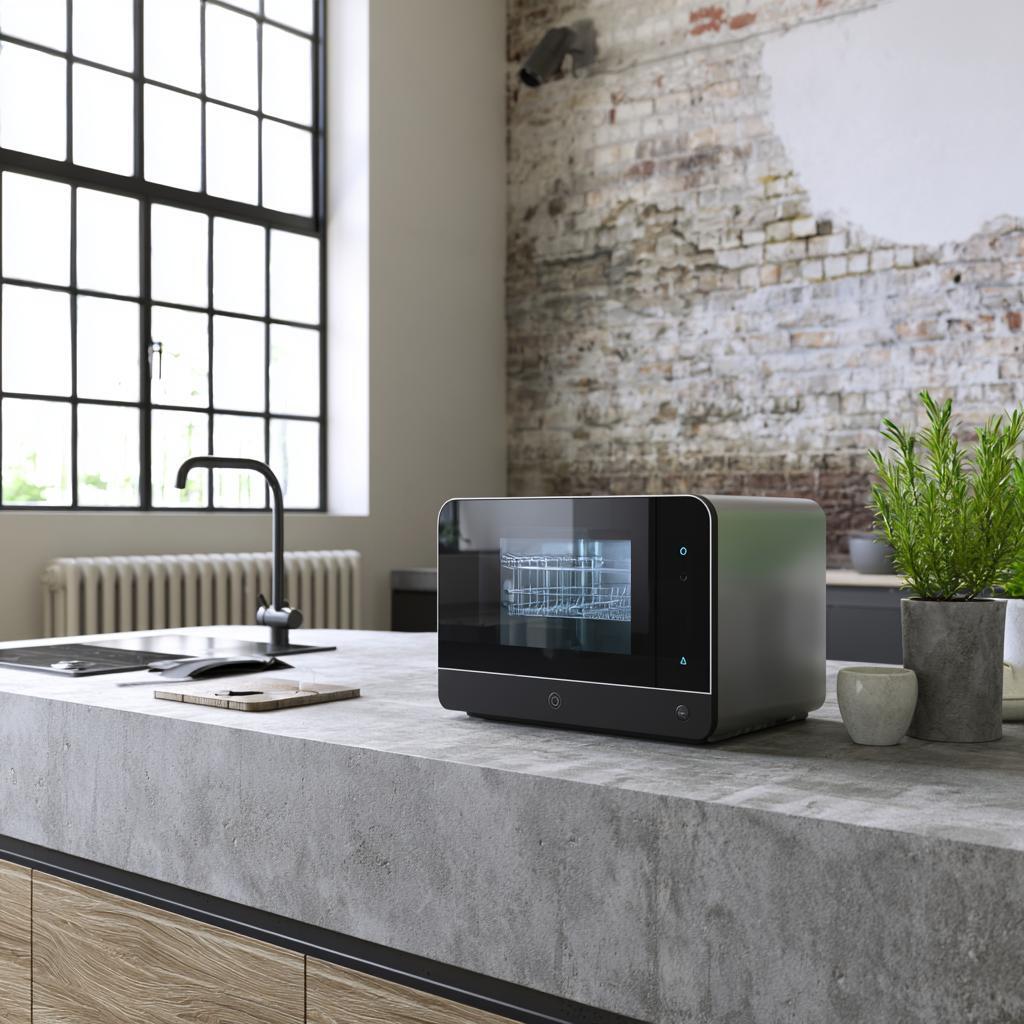 Modern countertop dishwasher display panel kitchen India