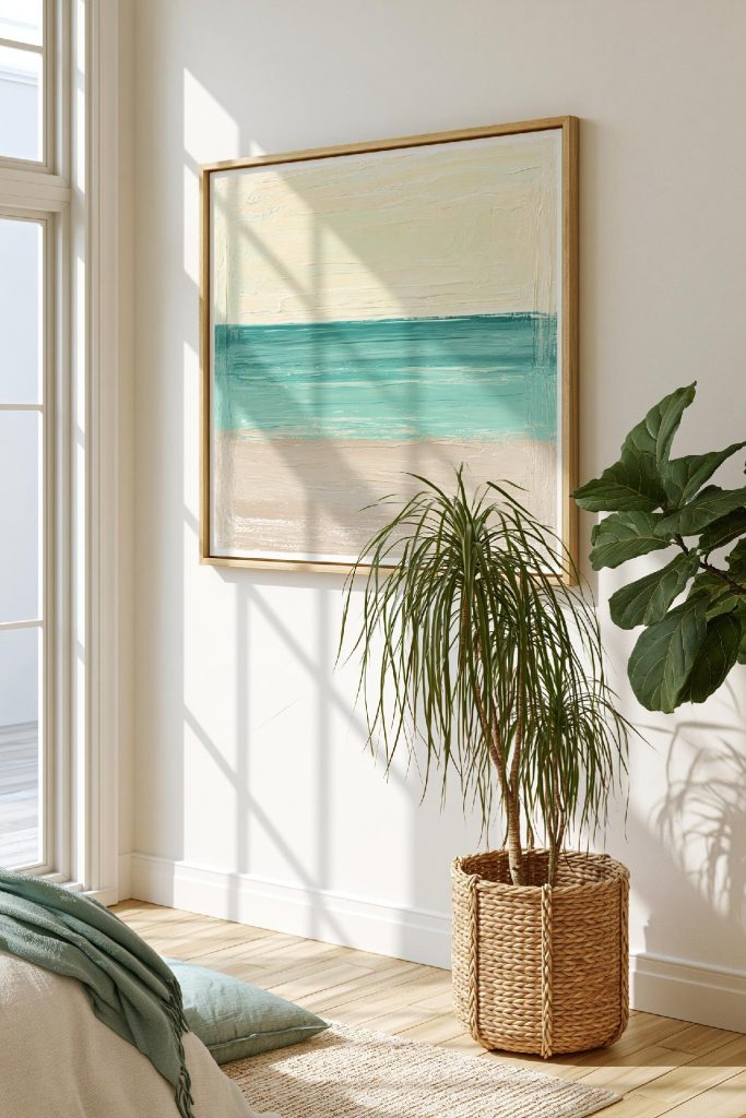 Wall art design checklist abstract landscape painting