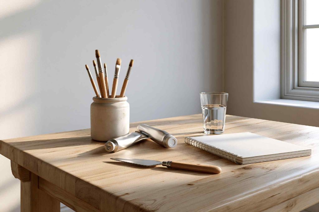  DIY desk organiser ideas brush holder notebook