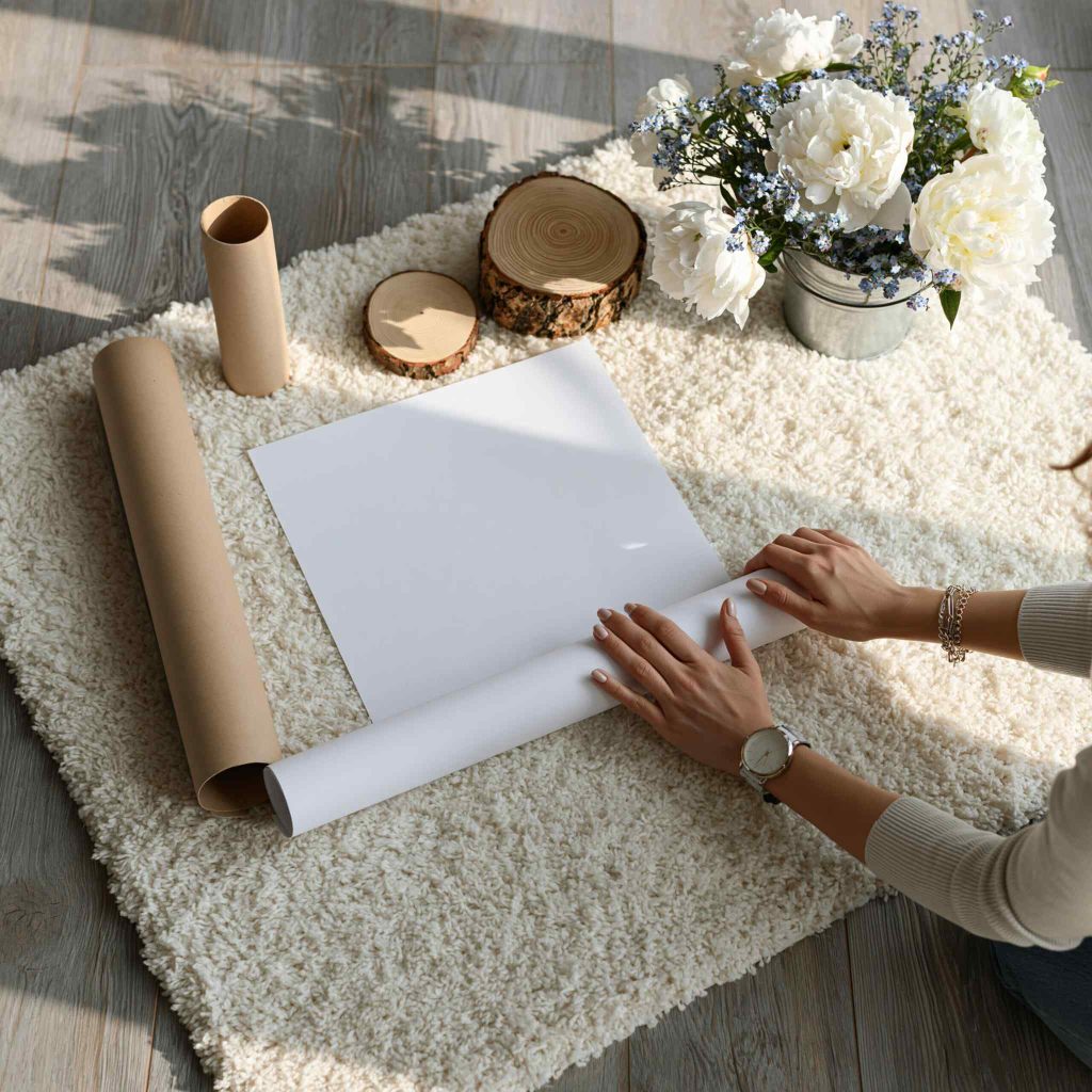 Cardboard craft for room decor DIY project