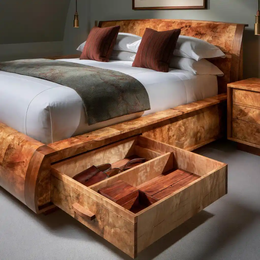  Storage bed hidden compartment bed idea