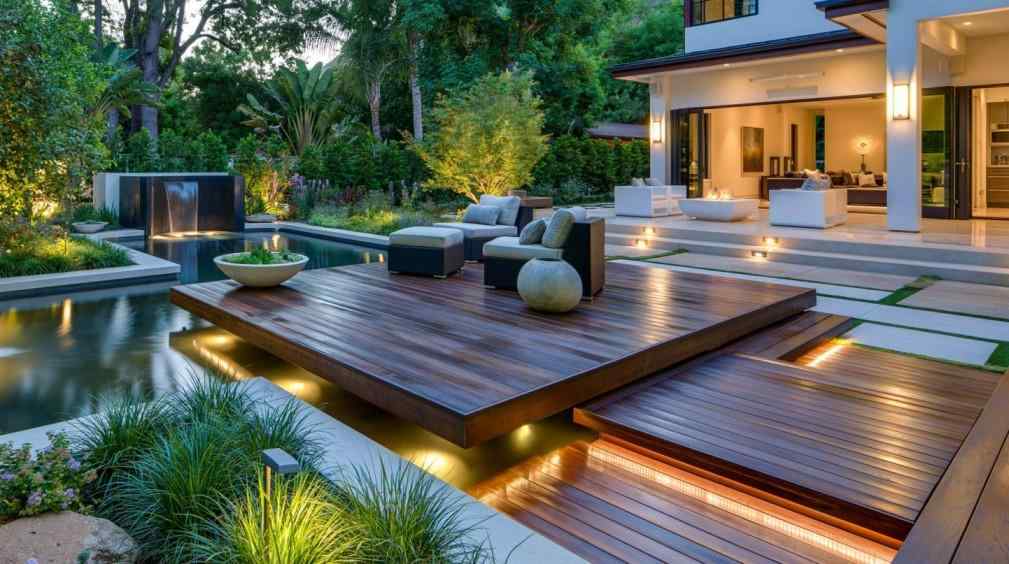  Outdoor sectional sofa deck garden seating