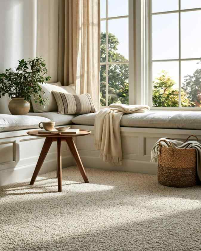 Dead space ideas with cosy window seat nook
