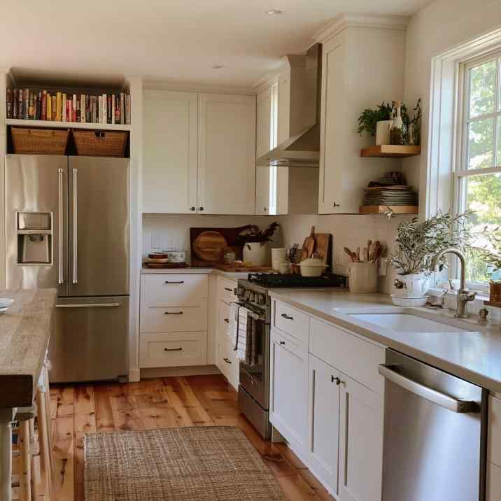 Dead space ideas with above cabinet kitchen storage