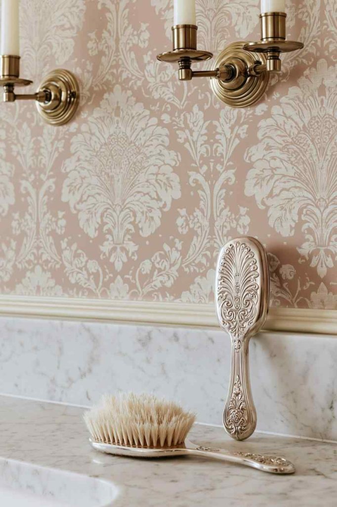 Traditional wall border design moulding wallpaper